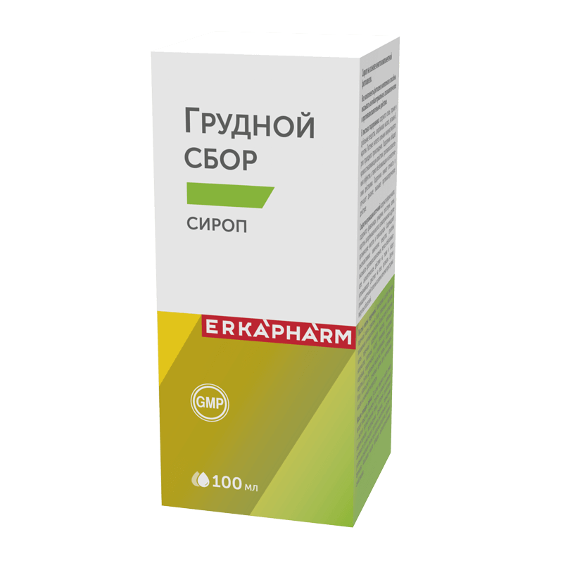 Эркафарм Грудной сбор сироп, сироп, 100 мл, 1 шт. фото