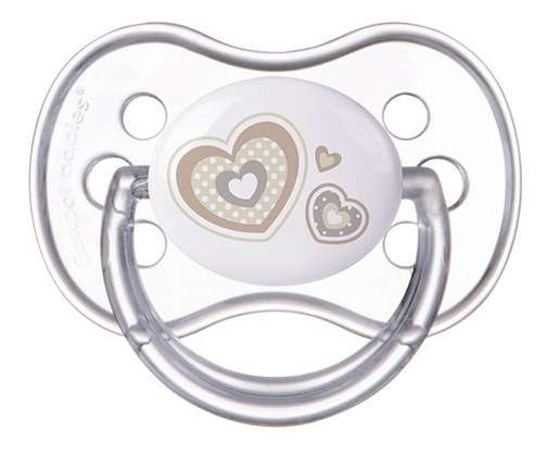 Canpol Newborn baby Пустышка симметричная силиконовая, 1 шт, цвет в ассортименте, 6-18 мес, арт. 22/581 фото
