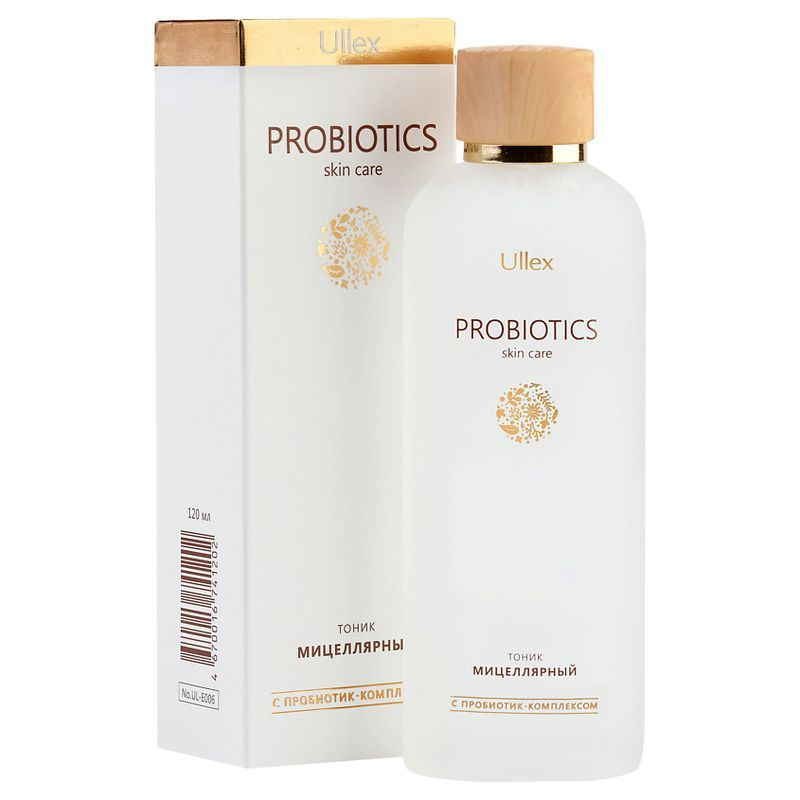 Ullex Probiotics Мицеллярный тоник для лица, тоник, 120 мл, 1 шт. фото
