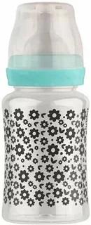 Lubby Бутылочка с силиконовой соской и широким горлом, 250 мл, 1 шт, арт. 20154 фото