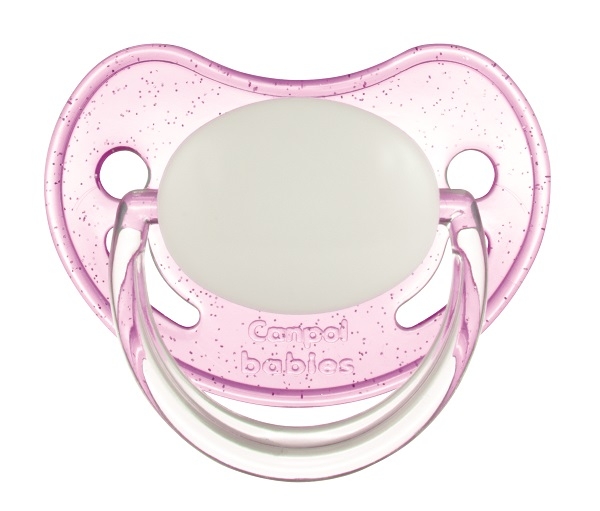 Canpol Basic Пустышка анатомическая латексная, 1 шт, цвет в ассортименте, 0-6 мес, арт. 22/425 фото