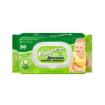 Pamperino салфетки влажные детские с Алоэ Вера, салфетки гигиенические, 50 шт. фото