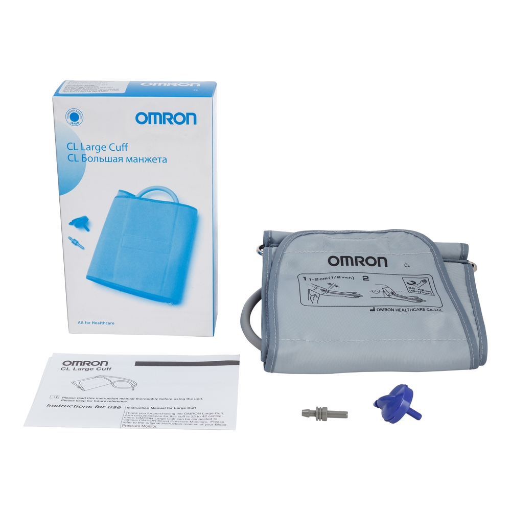 Манжета к тонометрам Omron CL Large Cuff большая 32-42 см, 1 шт, арт. HEM-CL24 фото