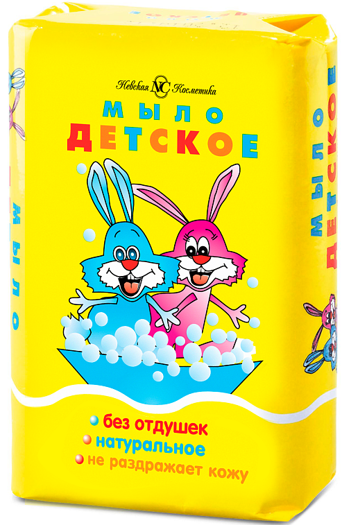 Невская Косметика Мыло туалетное детское, 90 г, 1 шт. фото
