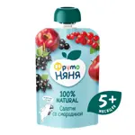 Фрутоняня детское пюре, пюре, 90 г, 1 шт, фруктовый салатик со смородиной фото