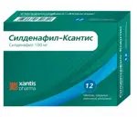 Силденафил-Ксантис, 100 мг, таблетки, покрытые пленочной оболочкой, 12 шт. фото 