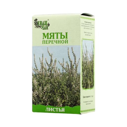 Мяты перечной листья, 50 г, 1 шт. фото