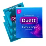 Презервативы Duett Extra Strong, 3 шт, Особо прочные фото