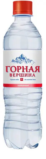 Горная Вершина Вода питьевая, 0.5 л, 1 шт, газированная фото