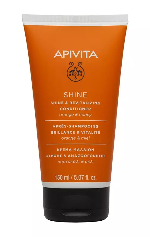 Apivita Кондиционер для волос Блеск и жизненная сила с апельсином и мёдом, кондиционер, 150 мл, 1 шт. фото