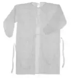 Халат хирургический одноразовый стерильный, размер 52-54, 1 шт, плотность 25г/м2 фото