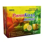 Риниколд ХотКап, порошок для приготовления раствора для приема внутрь, 5 г, 10 шт, лимон фото 2