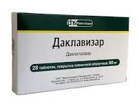 Даклавизар, 60 мг, таблетки, покрытые пленочной оболочкой, 28 шт. фото