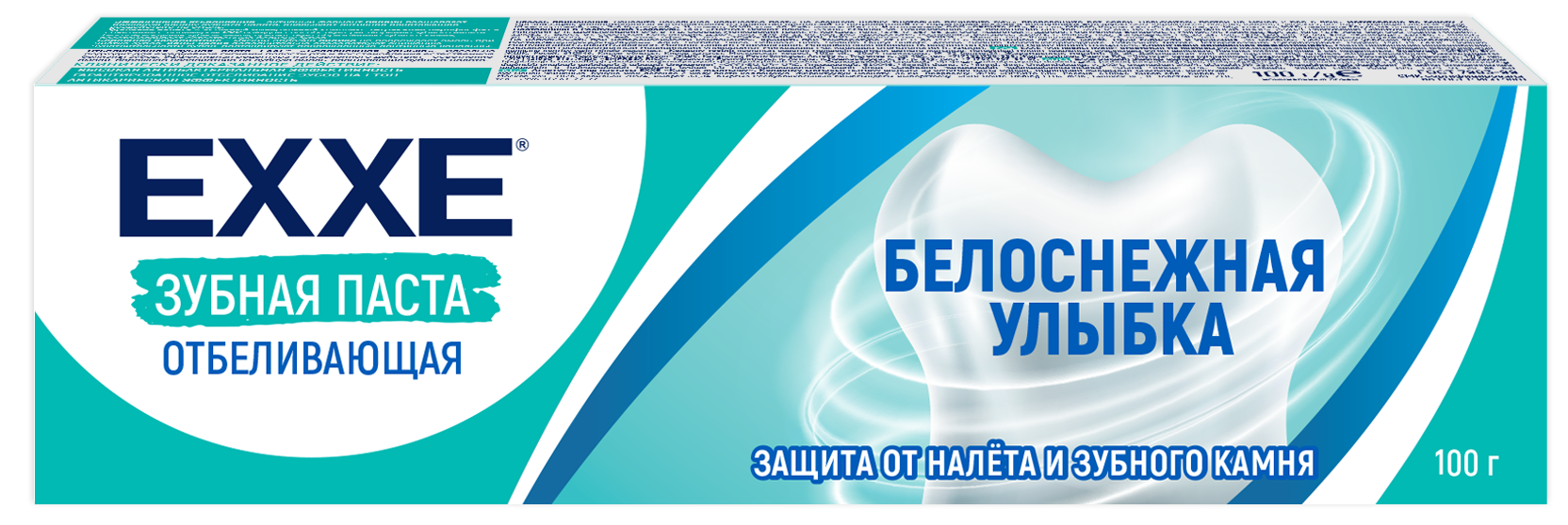 EXXE Белоснежная улыбка, зубная паста, 100 г, 1 шт, отбеливающая фото