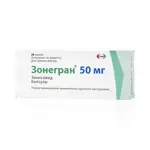 Зонегран, 50 мг, капсулы, 28 шт. фото