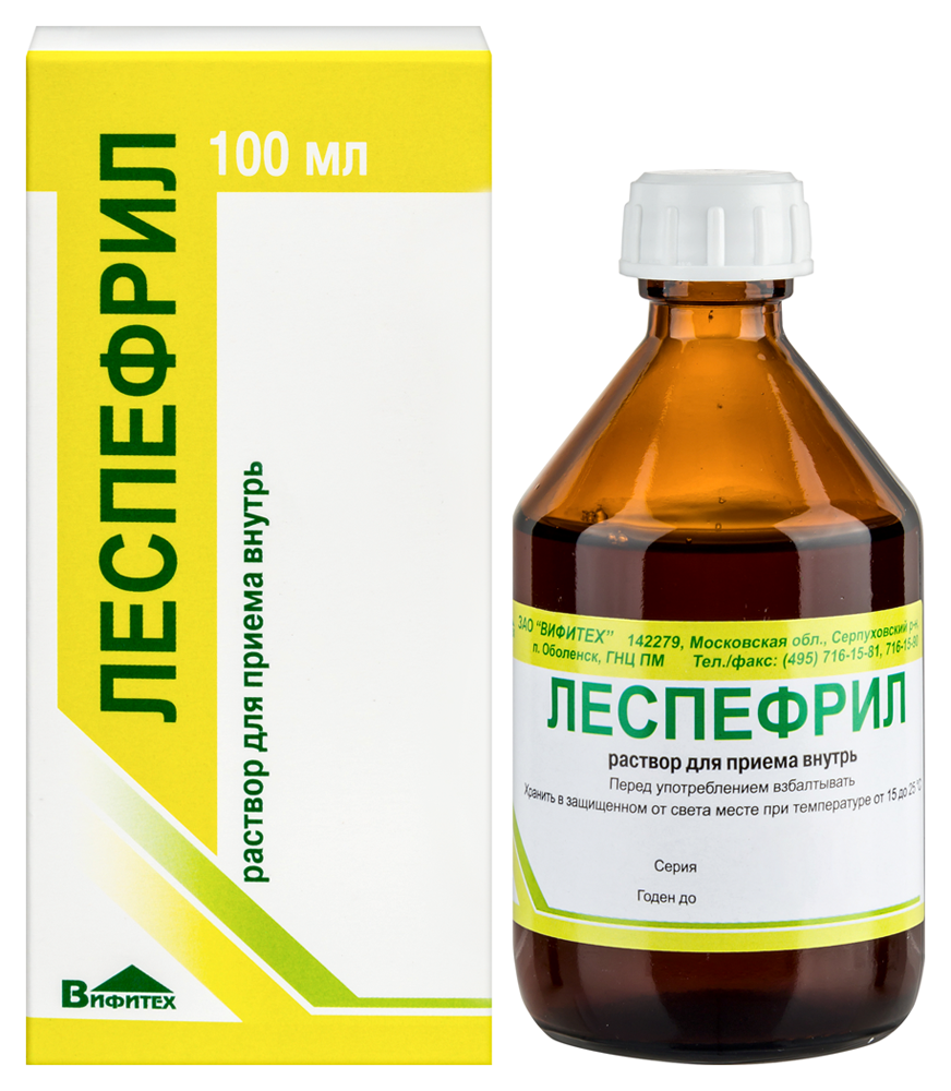 Леспефрил, раствор для приема внутрь, 100 мл, 1 шт. фото