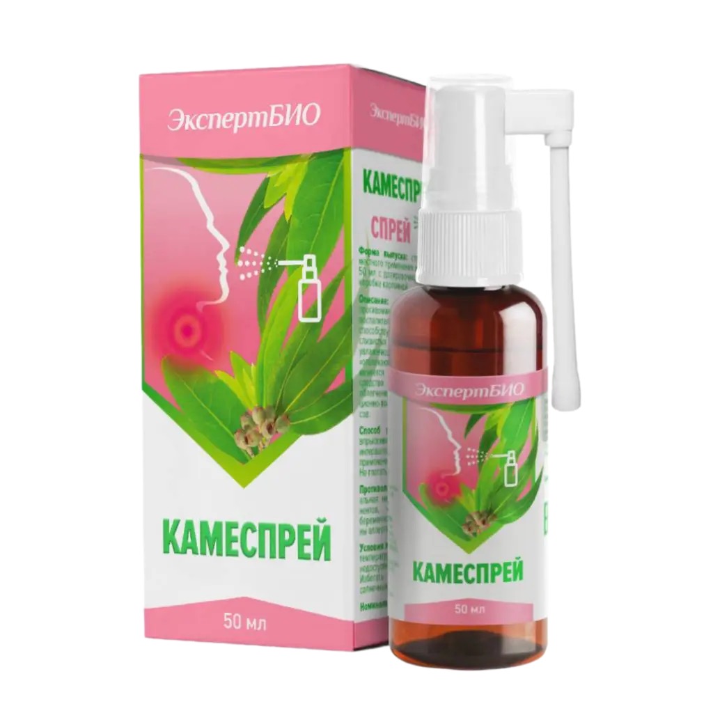 ЭкспертБИО Камеспрей, спрей для полости рта, 50 мл, 1 шт. фото