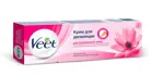 Veet крем для депиляции для нормальной кожи, крем, 100 мл, 1 шт, с молочком лотоса и ароматом жасмина фото