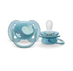 AVENT Ultra Soft Пустышка силиконовая, 6-18 месяцев, 1 шт, с футляром, арт. SCF092/04 фото 2