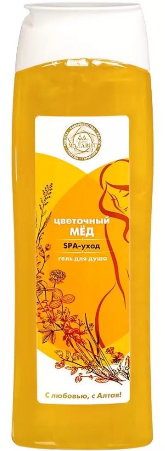 Малавит Spa-Уход, гель для душа, 530 мл, 1 шт, цветочный мед фото
