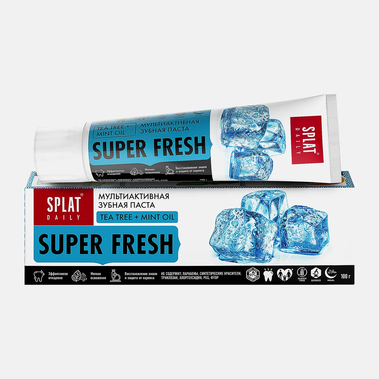Splat daily зубная паста super fresh, паста зубная, 100 мл, 1 шт. фото