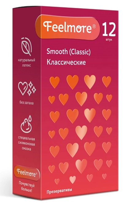Feelmore презервативы, презерватив, 12 шт, классические фото