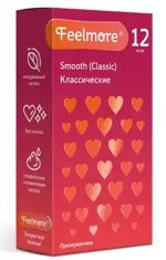 Feelmore презервативы, презерватив, 12 шт, классические фото