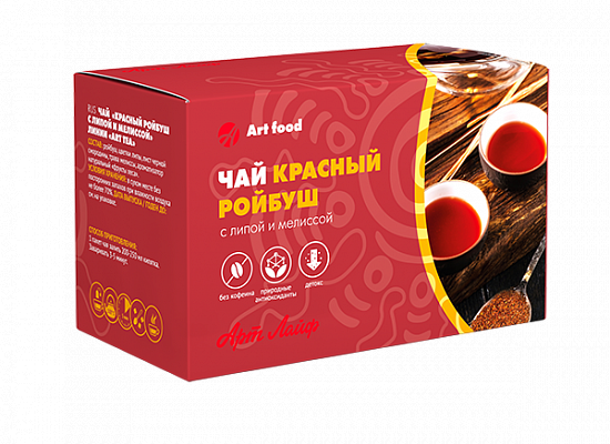 АртЛайф Чай Красный ройбуш с липой и мелиссой, чай, 20 шт. фото