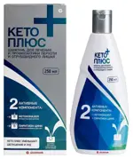 Кето плюс, шампунь, 250 мл, 1 шт. фото