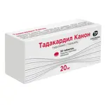 Тадакардил Канон, 20 мг, таблетки, покрытые пленочной оболочкой, 30 шт. фото