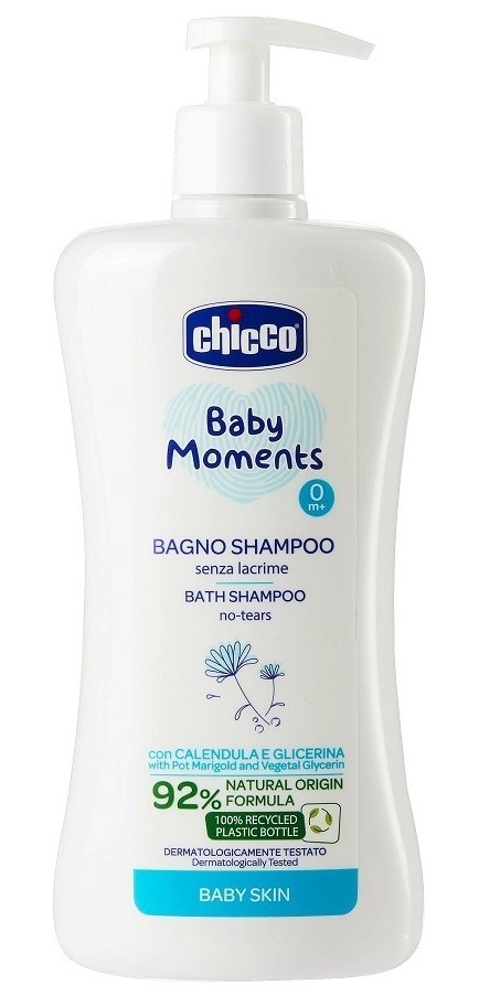 Chicco baby moments Пена-шампунь без слез, пена, 500 мл, 1 шт. фото