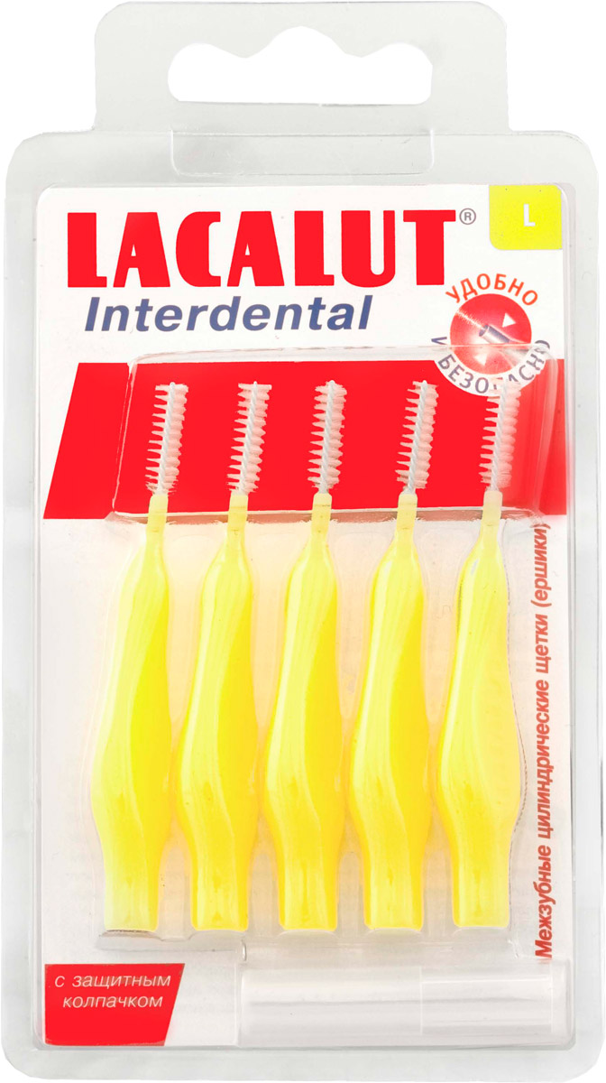 Lacalut Ершики межзубные, L, ершики зубные, 5 шт, d=4мм фото
