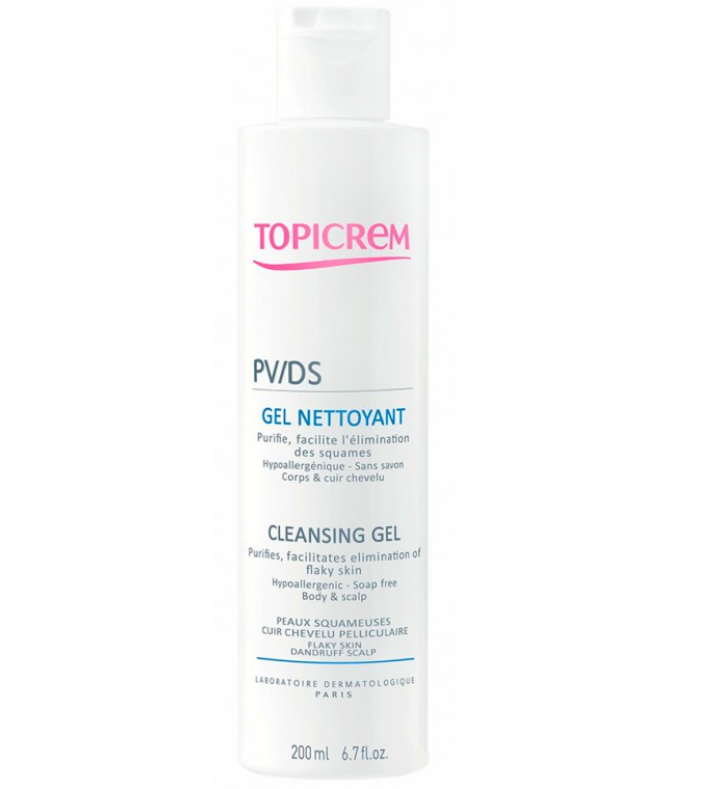 Topicrem PV/DS Очищающий гель, гель для душа, 200 мл, 1 шт. фото