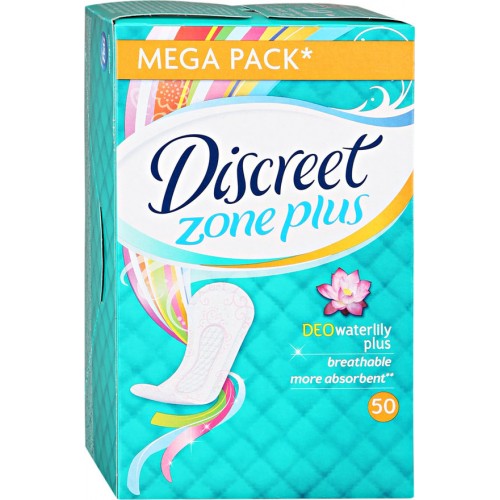 Discreet Deo Water Lily Plus Прокладки ежедневные, прокладки гигиенические, 50 шт. фото