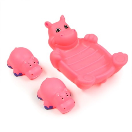 Сказка игрушка для ванны Бегемотики, 3 шт, арт. 7008 фото