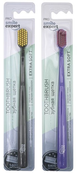 Смайл Эксперт Про 5400 Зубная щетка, щетка зубная, 1 шт, extra soft фото