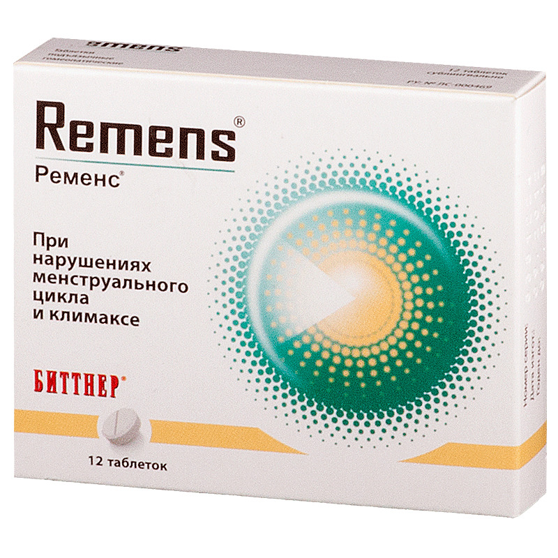 Ременс, таблетки подъязычные гомеопатические, 12 шт. фото