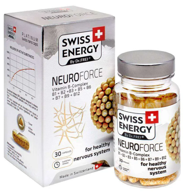 Swiss Energy Нейрофорс, капсулы с пролонгированным высвобождением, 30 шт. фото