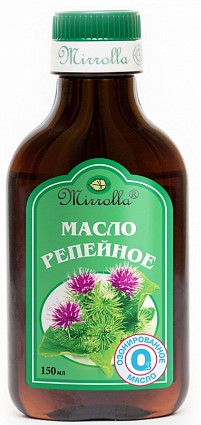 Mirrolla Репейное масло, масло косметическое, 150 мл, 1 шт, озонированное фото