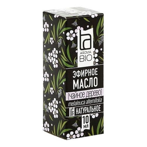 AromaBio масло эфирное, масло, 10 мл, 1 шт, чайное дерево фото