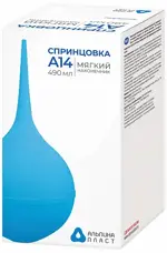 Спринцовка Альпина Пласт А14, 490 мл, 1 шт, с мягким наконечником фото