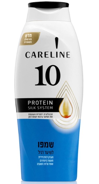 Careline 10 Шампунь с аминокислотами шелка, шампунь, 700 мл, 1 шт, для нормальных волос фото