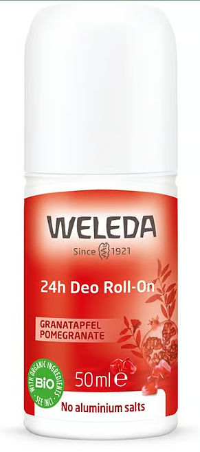 Weleda Дезодорант 24 ч, дезодорант-ролик, 50 мл, 1 шт, гранат фото