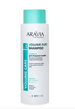 Aravia Professional шампунь для придания объема, шампунь, 400 мл, 1 шт, для тонких и склонных к жирности волос фото