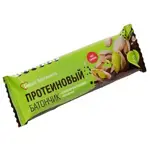 Сердце Континента Батончик протеиновый, батончик, 40 г, 1 шт, фисташковое мороженое в шоколадной глазури фото