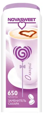 НоваСвит Сукралоза подсластитель столовый, таблетки, 650 шт. фото