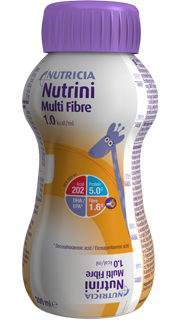 Nutrini с пищевыми волокнами Смесь жидкая для энтерального питания детей, жидкость для приема внутрь, 200 мл, 1 шт, для детей с 1 года фото