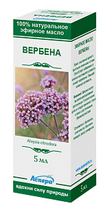 Масло эфирное Вербена, масло эфирное, 5 мл, 1 шт. фото