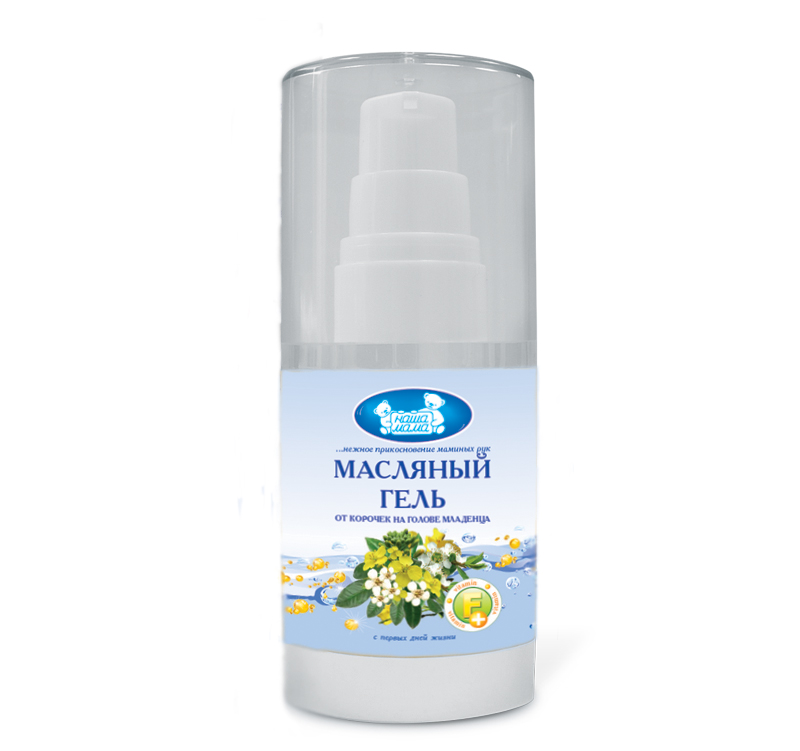 Наша мама гель масляный от корочек на голове младенца, гель, 30 мл, 1 шт. фото