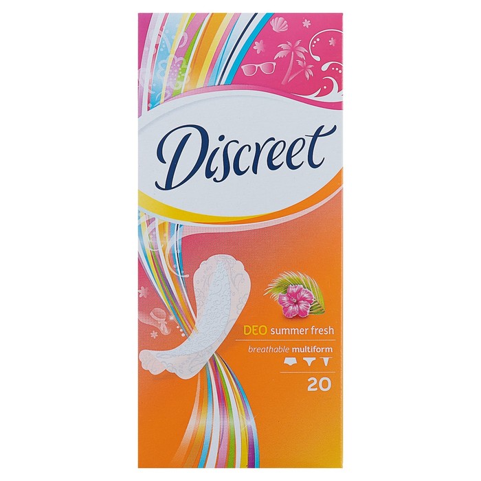 Discreet Deo Summer Fresh Multiform Прокладки ежедневные, прокладки гигиенические, 20 шт. фото